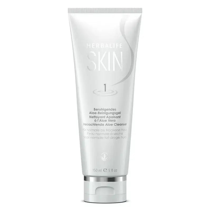 Herbalife SKIN Soothing Aloe Cleansing Gel – 150ml tube for gentle skin cleansing and soothing.