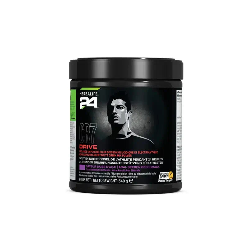 Herbalife CR7 Drive Container - Endurance and hydration solution for athletes, 540g.