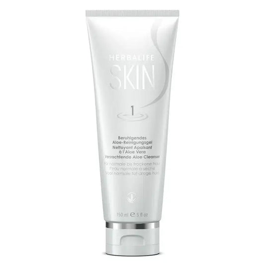 Herbalife SKIN Soothing Aloe Cleansing Gel – 150ml tube for gentle skin cleansing and soothing.